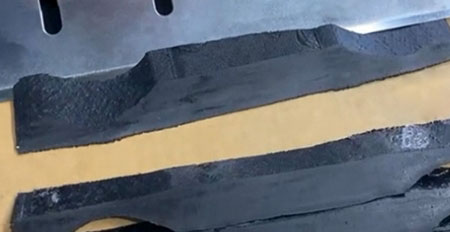Ultrasonic Rubber Cutting Blade